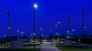 Straßenbeleuchtung LED Licht Contracting Kosten Sparen Energie Laterne Bad Krozingen